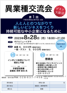 第１回宇都宮間税会青年部異業種交流会